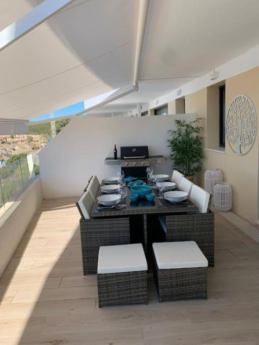 Prachtig Appartement Met Zeezicht In Estepona Costa Del Sol エクステリア 写真
